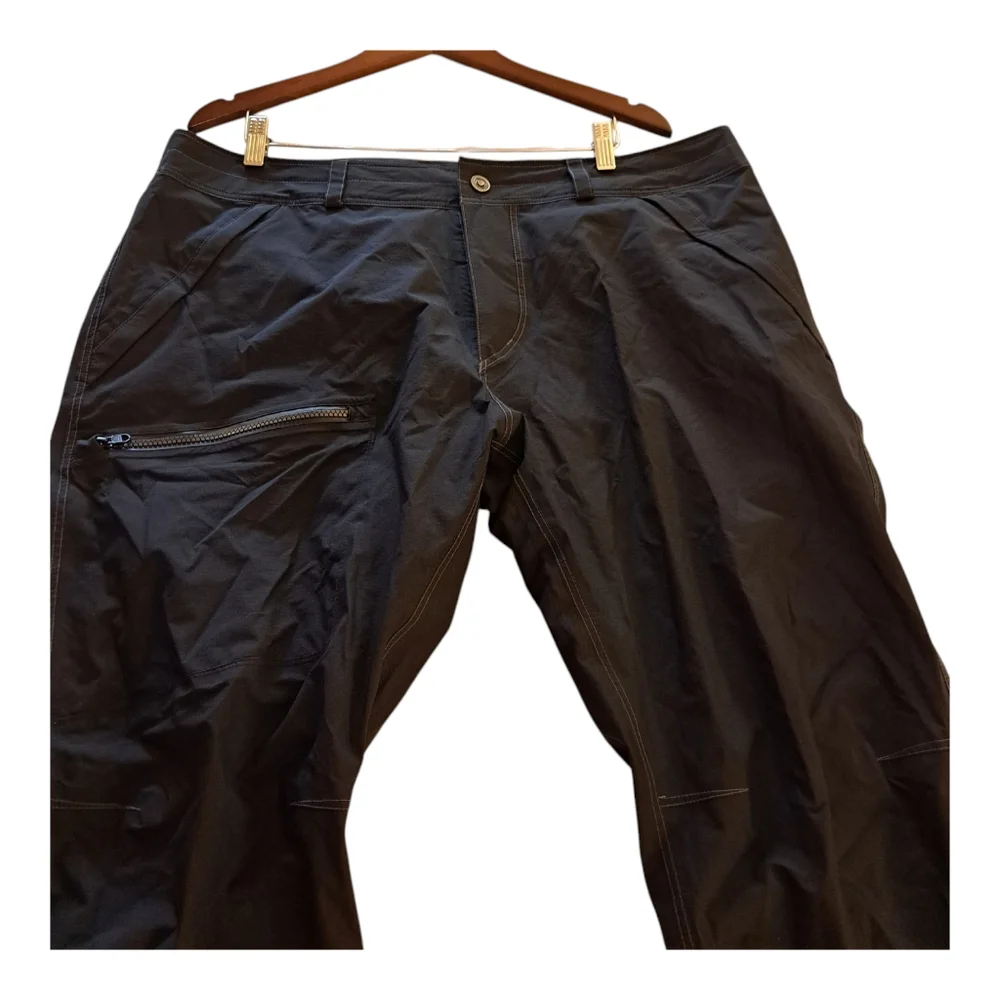 KUHL Mens Jetstream Rain Pant 40x32 Performance Waterproof 100% Nylon Ankle Zip - Picture 5 of 11